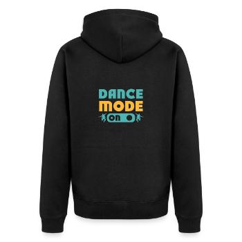 Mode de danse à danseur danseur Party Music Sport - Veste à capuche bio Premium Unisexe - noir - Dos - Nico (187cm)