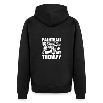 Paintball Cadeau Paintballer Paintball Player - Veste à capuche bio Premium Unisexe - noir - Dos - Nico (187cm)