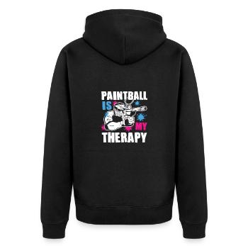 Paintball Cadeau Paintballer Paintball Player - Veste à capuche bio Premium Unisexe - noir - Dos - Nico (187cm)