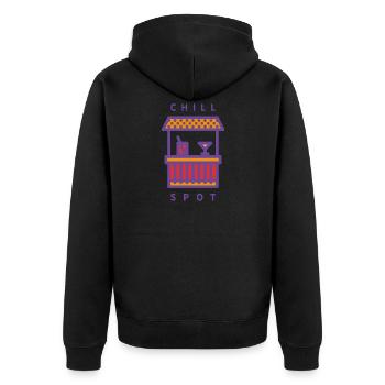 REFROIDISSEMENT - Veste à capuche bio Premium Unisexe - noir - Dos - Nico (187cm)