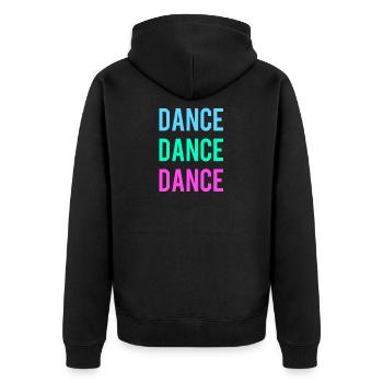 danse - Veste à capuche bio Premium Unisexe - noir - Dos - Nico (187cm)