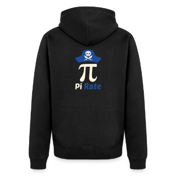 Taux de Pi Jour de Pi 14.03. Mathématiques Circulaire Nombre Pi - Veste à capuche bio Premium Unisexe - noir - Dos - Nico (187cm)