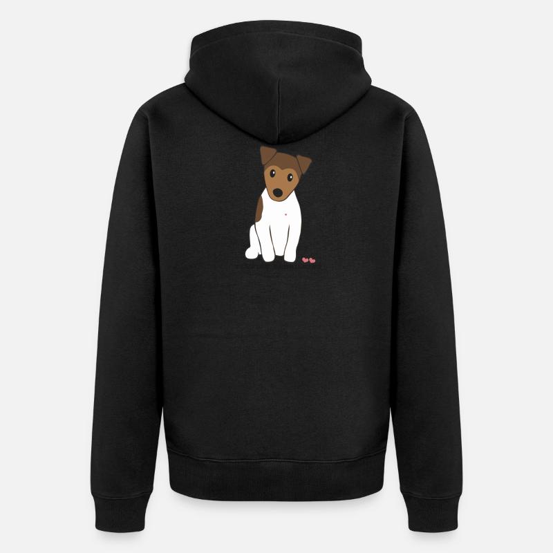 Terrier brésilien - Veste à capuche bio Premium Unisexe - noir