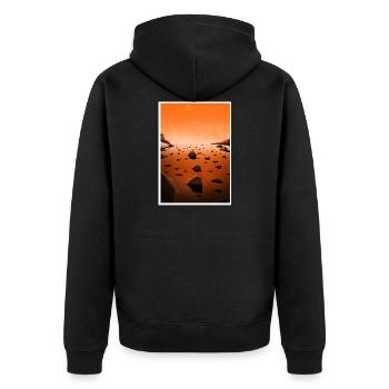 welcome to mars - Veste à capuche bio Premium Unisexe - noir - Dos - Nico (187cm)