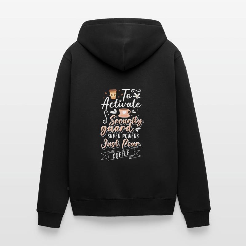 Security Security Bouncer Work Unisex Premium Organic Zip Hoodie