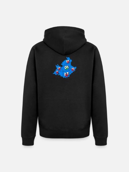 PACA Region - Unisex Premium Organic Zip Hoodie - black