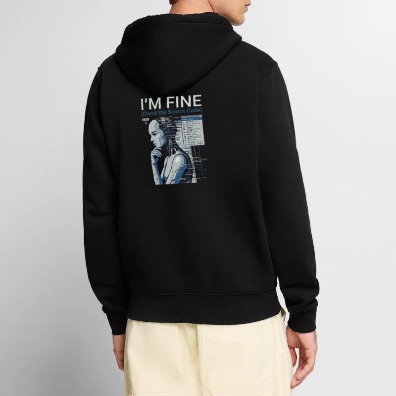 Consultez le code source Veste à capuche bio Premium Unisexe