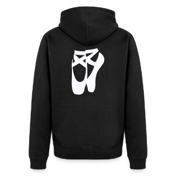 Ballerina - Veste à capuche bio Premium Unisexe - noir - Dos - Nico (187cm)