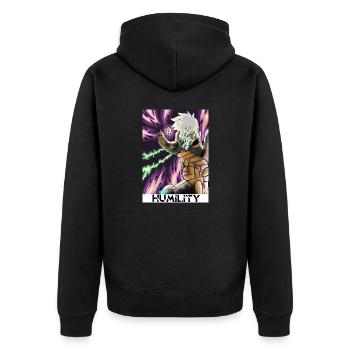 HUMILITY - ASTRA CHARACTER - Veste à capuche bio Premium Unisexe - noir - Dos - Nico (187cm)