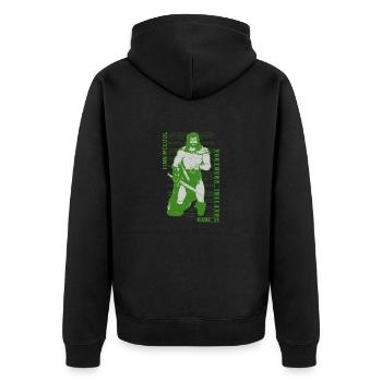 Finn McCool - Veste à capuche bio Premium Unisexe - noir - Dos - Nico (187cm)