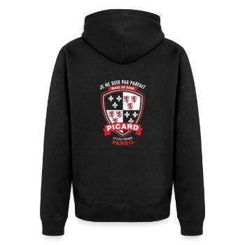 Picard Parfait - Veste à capuche bio Premium Unisexe - noir - Dos - Nico (187cm)