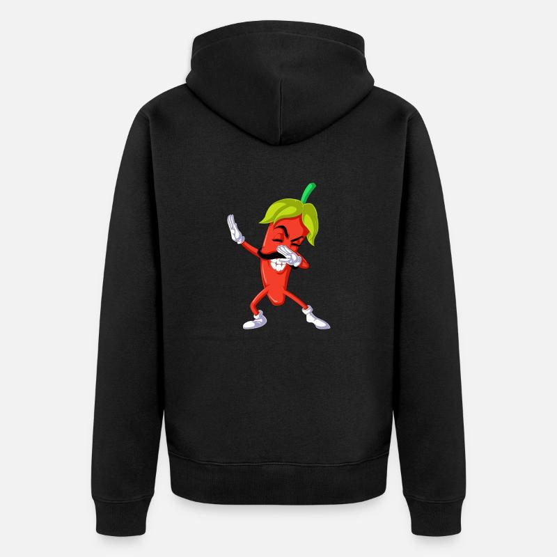 poivre barbotant - Veste à capuche bio Premium Unisexe - noir
