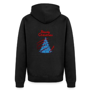 Noël sanglant Joyeux Noël Horreur - Veste à capuche bio Premium Unisexe - noir - Dos - Nico (187cm)