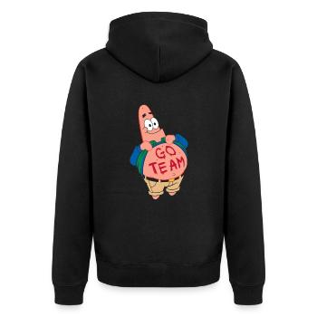 Bob l'Éponge Patrick Étoile Go Team - Veste à capuche bio Premium Unisexe - noir - Dos - Nico (187cm)