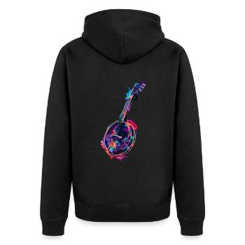 Banjo - Veste à capuche bio Premium Unisexe - noir - Dos - Nico (187cm)