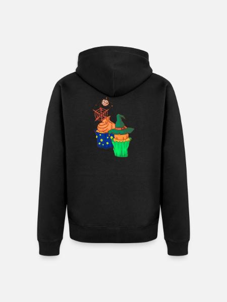 Halloween cupcake muffin tårta baka sötsaker - Ekologisk premiumluvjack unisex - svart