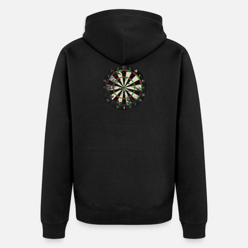 jeu de fléchettes - Veste à capuche bio Premium Unisexe - noir
