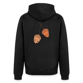 Glands - Veste à capuche bio Premium Unisexe - noir - Dos - Nico (187cm)