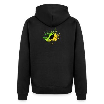 Hip Hop Breakdance - Veste à capuche bio Premium Unisexe - noir - Dos - Nico (187cm)