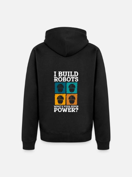 Android Electrics Cyborg - Unisex Premium Organic Zip Hoodie - black