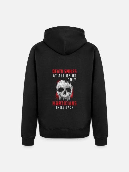 Gravedigger Black Humor Vocation - Unisex Premium Organic Zip Hoodie - black