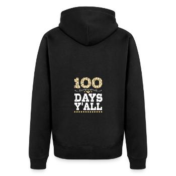 Enseignants de collège - Veste à capuche bio Premium Unisexe - noir - Dos - Nico (187cm)
