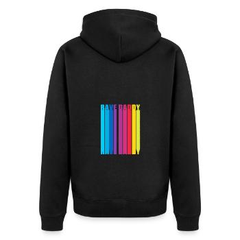 Rave Raver Musique techno Techno basse Table de mixage - Veste à capuche bio Premium Unisexe - noir - Dos - Nico (187cm)