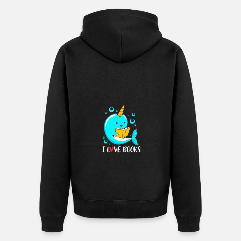 Narval - Veste à capuche bio Premium Unisexe - noir