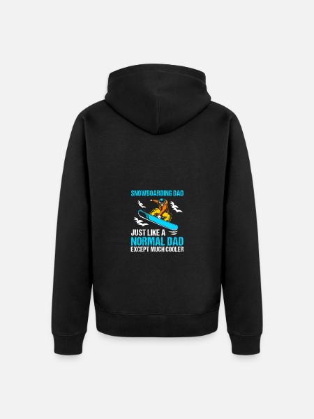 Snowboard Snowboarding Snowboard Holidays Snowboarders - Unisex Premium Organic Zip Hoodie - black