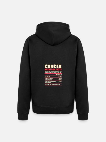 Crab - Unisex Premium Organic Zip Hoodie - black