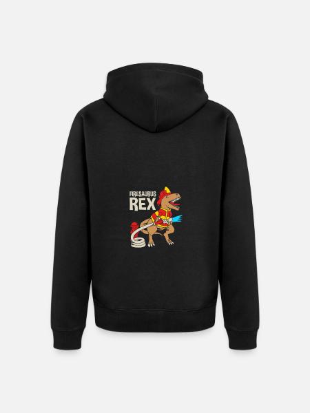 Pompier Pompier - Veste à capuche bio Premium Unisexe - noir