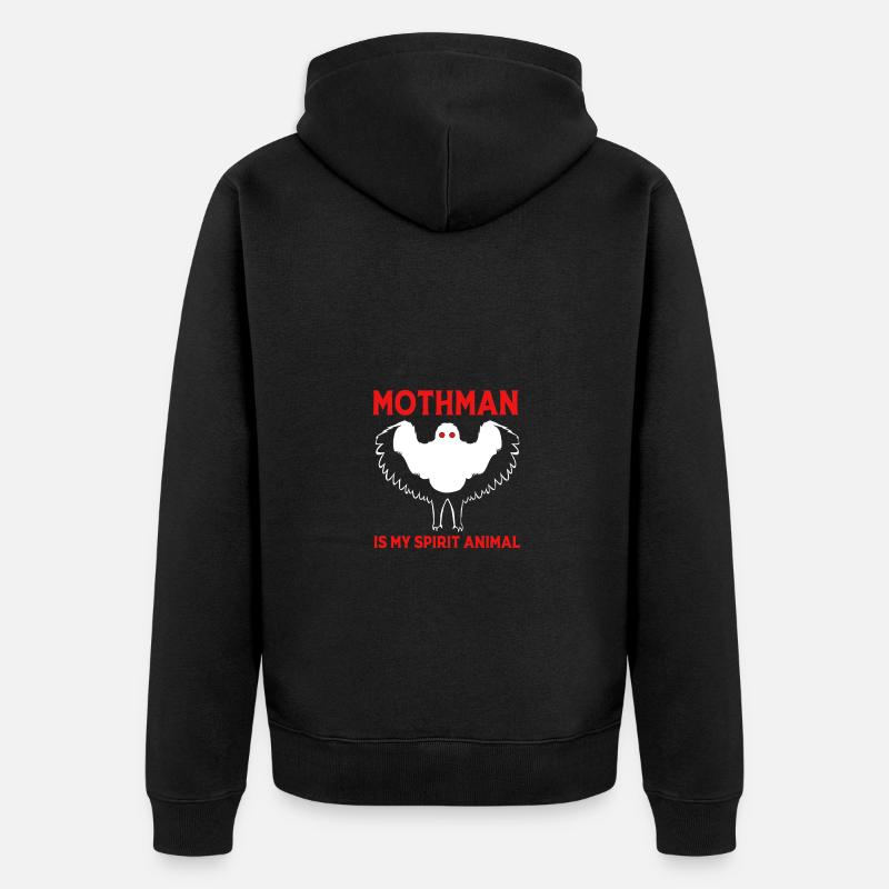 Papillon de nuit - Veste à capuche bio Premium Unisexe - noir