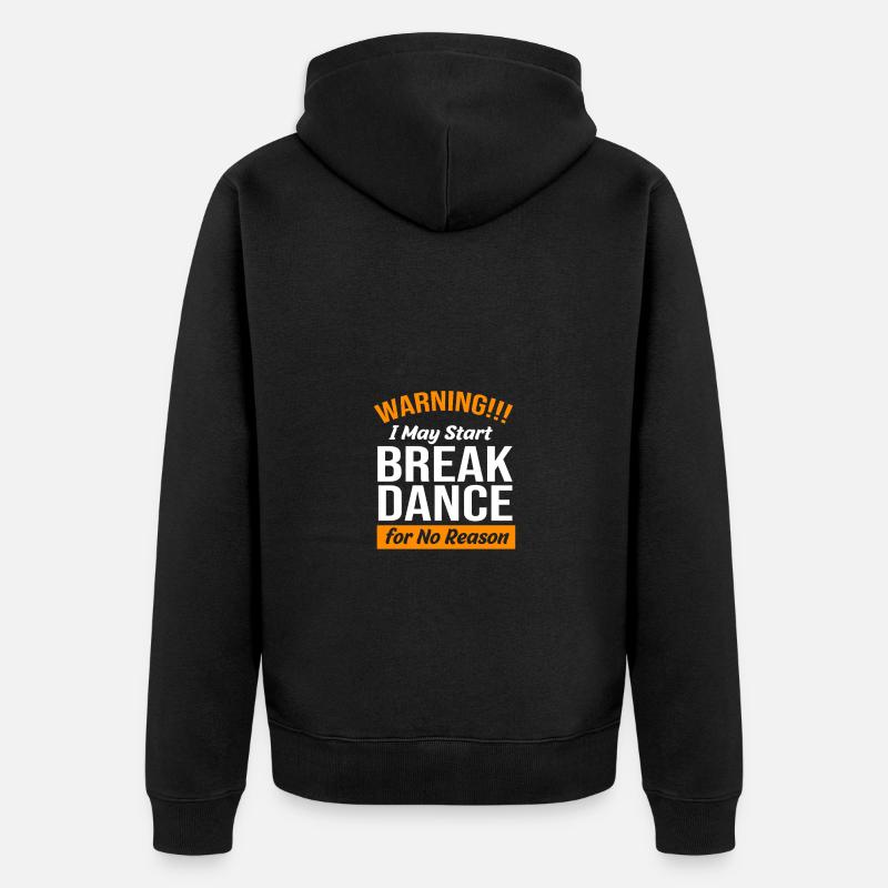Breakdance - Veste à capuche bio Premium Unisexe - noir