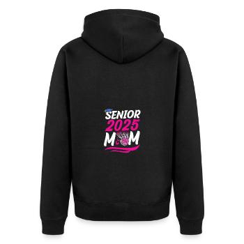 Classe de 2025 Abitur Abiturient Abitur 2025 - Veste à capuche bio Premium Unisexe - noir - Dos - Nico (187cm)