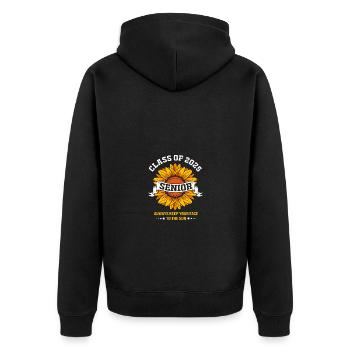 Classe de 2025 - Veste à capuche bio Premium Unisexe - noir - Dos - Nico (187cm)