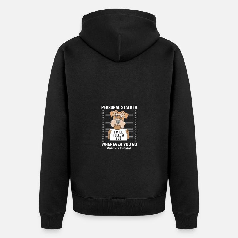 Airedale Terrier - Veste à capuche bio Premium Unisexe - noir