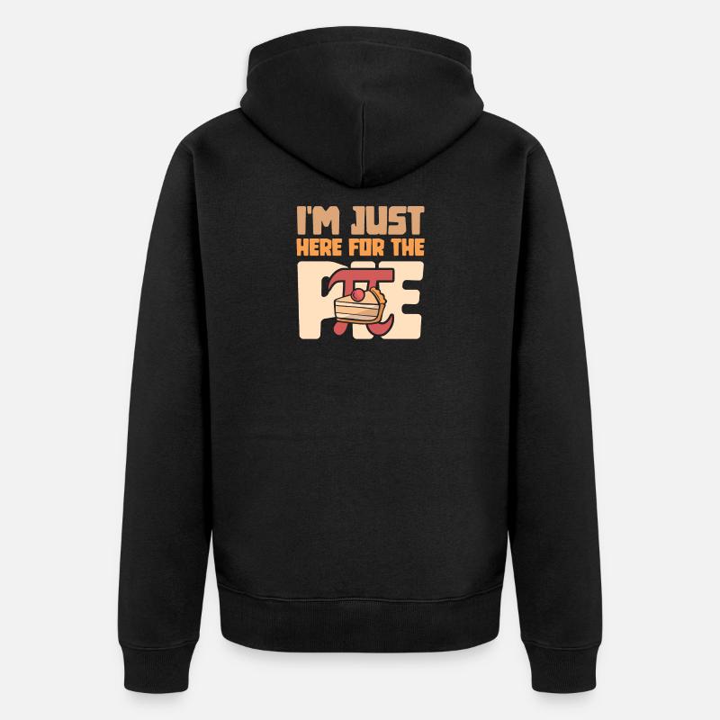 Mathématiques mathématiques - Veste à capuche bio Premium Unisexe - noir