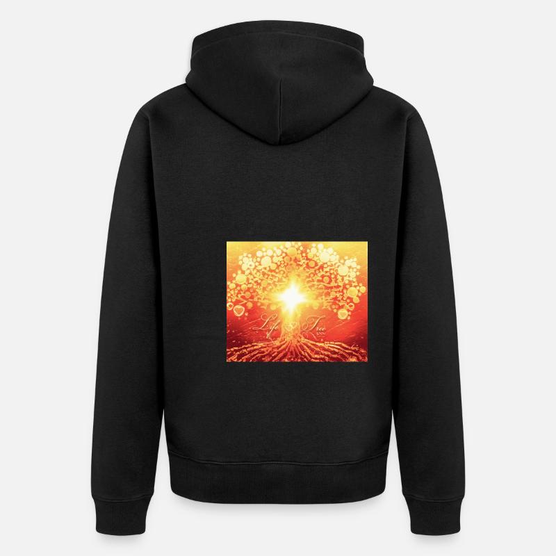 Arbre de vie - Veste à capuche bio Premium Unisexe - noir