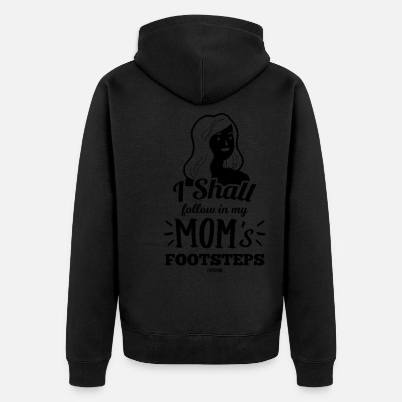 Maman - Veste à capuche bio Premium Unisexe - noir
