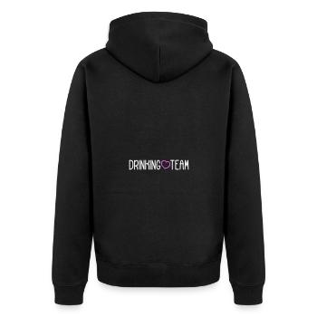 Équipe de boisson - Veste à capuche bio Premium Unisexe - noir - Dos - Nico (187cm)
