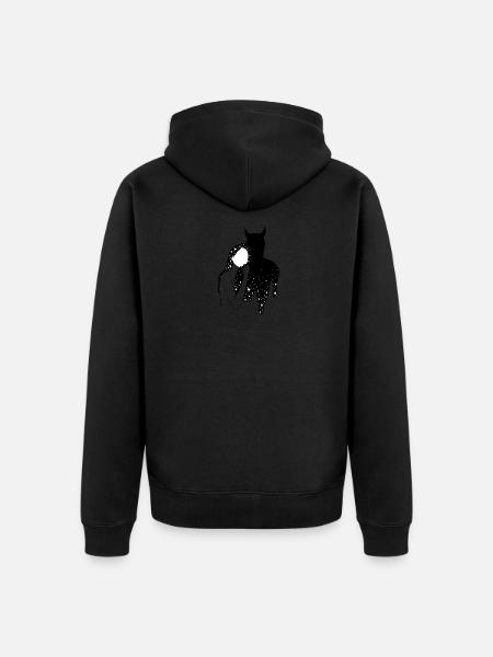 Dance with the Devil - Unisex Premium Organic Zip Hoodie - black