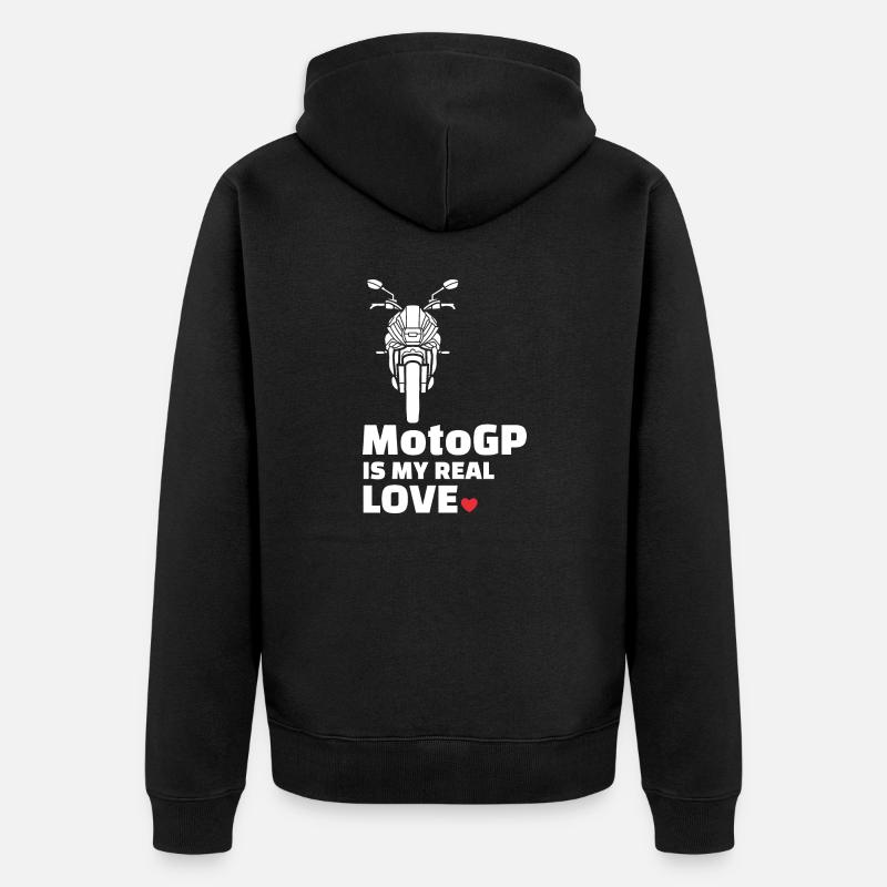 J’adore le Motogp - Veste à capuche bio Premium Unisexe - noir