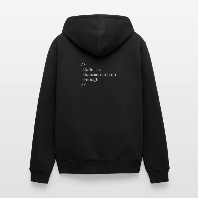 Code Coder Programmer Developer Developer Unisex Premium Organic Zip Hoodie