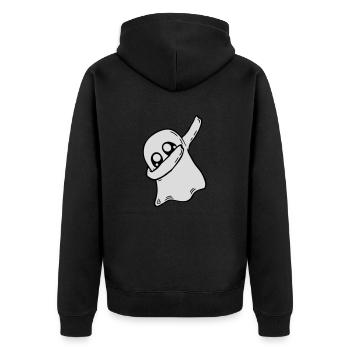 Dabbing dab dance spirit - Veste à capuche bio Premium Unisexe - noir - Dos - Nico (187cm)