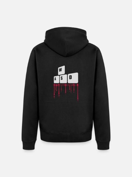 c’est ce qui m’émeut - Veste à capuche bio Premium Unisexe - noir