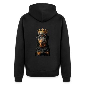 Rottweiler - Veste à capuche bio Premium Unisexe - noir - Dos - Nico (187cm)