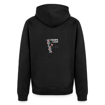CRISPR Cas9 - Veste à capuche bio Premium Unisexe - noir - Dos - Nico (187cm)