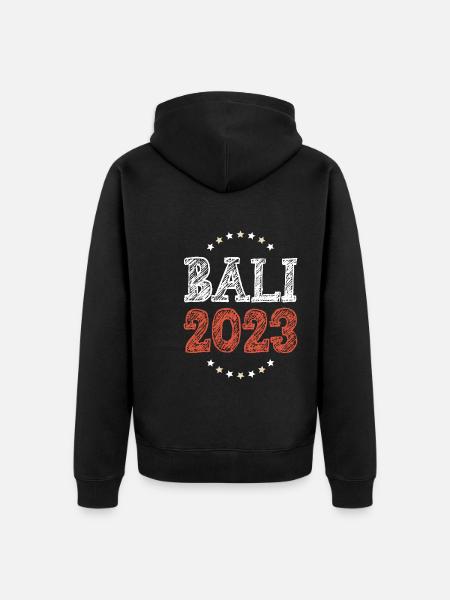 Bali 2023 - Unisex Premium Organic Zip Hoodie - black