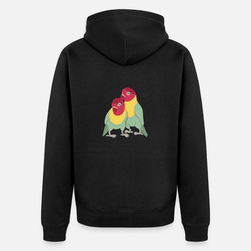 Inséparable - Veste à capuche bio Premium Unisexe - noir