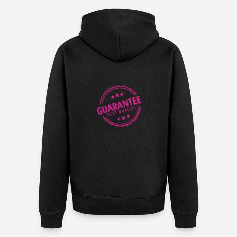 T-shirt de déclaration de qualité - Veste à capuche bio Premium Unisexe - noir